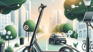 Nachhaltige Mobilität - Mit einem E-Scooter